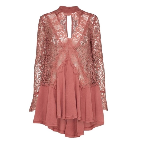 Free People New Tell Tunic In Dusty Mauve - Picture 5 of 15